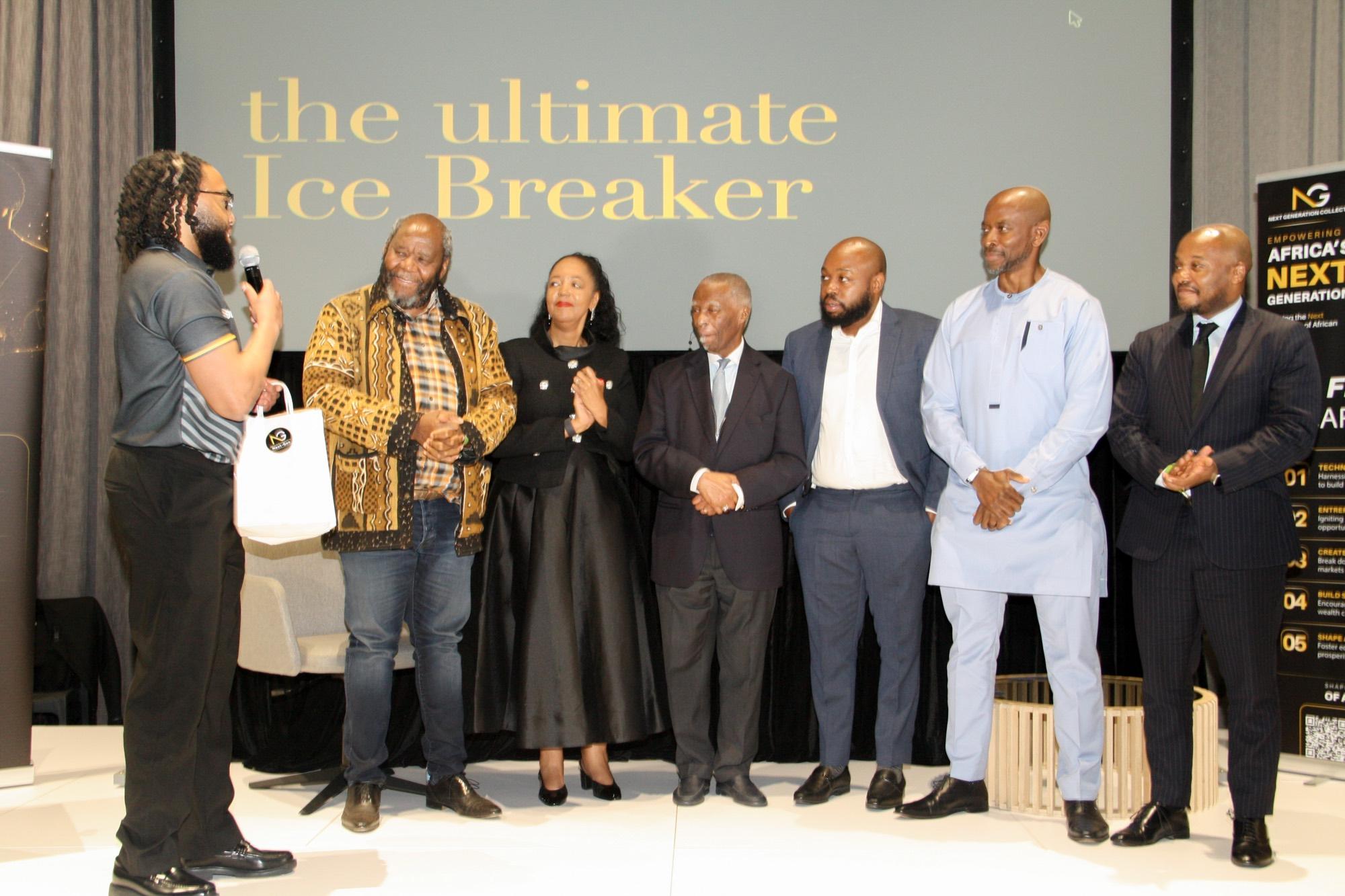 Full panel of speakers and guests on stage
